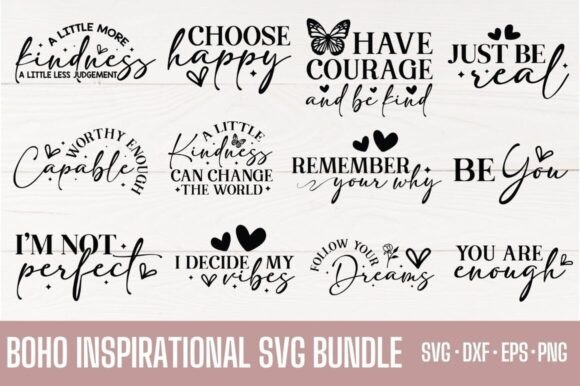 Boho Inspirational SVG Bundle Review