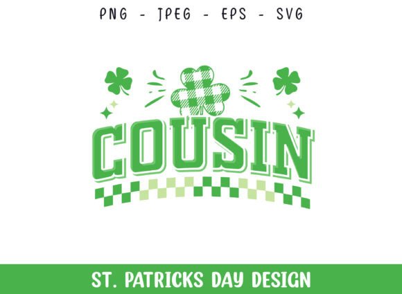 Cousin St Patricks Day SVG Design