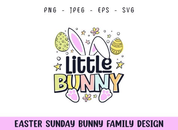Easter Sunday Little Cute Bunny Design