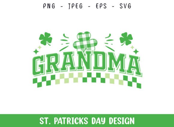 Grandma St Patrick’s Day SVG Design