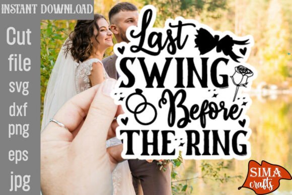 Last Swing Before the Ring SVG Cut File