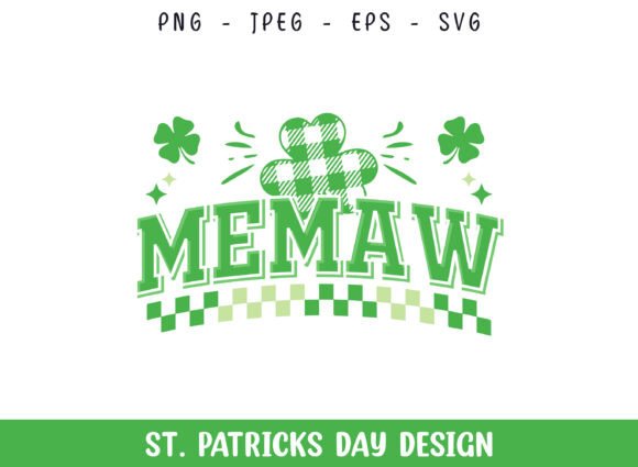 Memaw St Patrick’s Day SVG Design