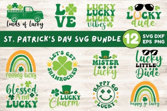 St.Patrick’s Svg Bundle, Lucky Svg